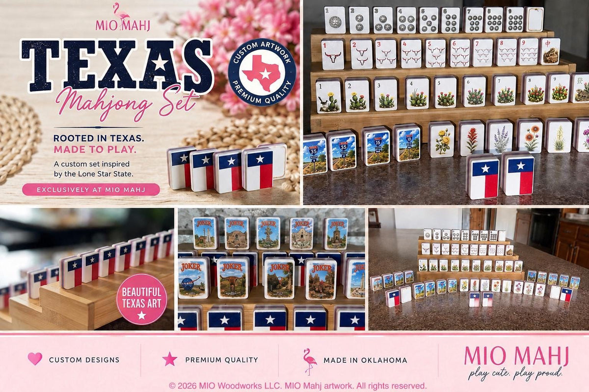 MIO Mahj themed American Mahjong set, a gift for mahjong lovers