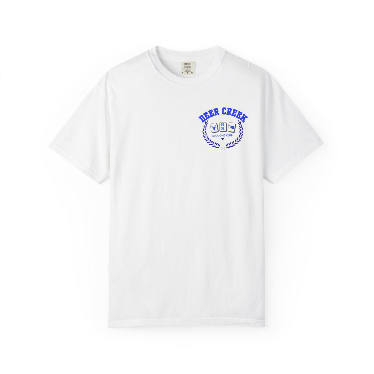 Mahjong Club T-Shirt — Deer Creek Mahjong Club Crest Tee