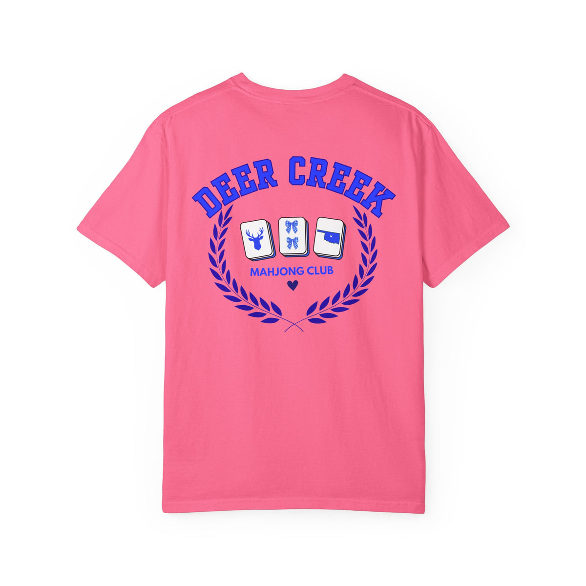Mahjong Club T-Shirt — Deer Creek Mahjong Club Crest Tee