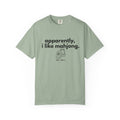 Apparently, I Like Mahjong T-Shirt — Minimalist Mahjong Tee