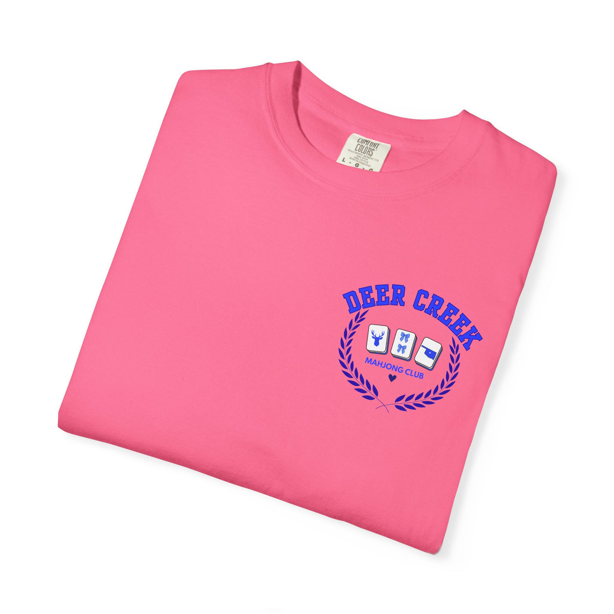 Mahjong Club T-Shirt — Deer Creek Mahjong Club Crest Tee