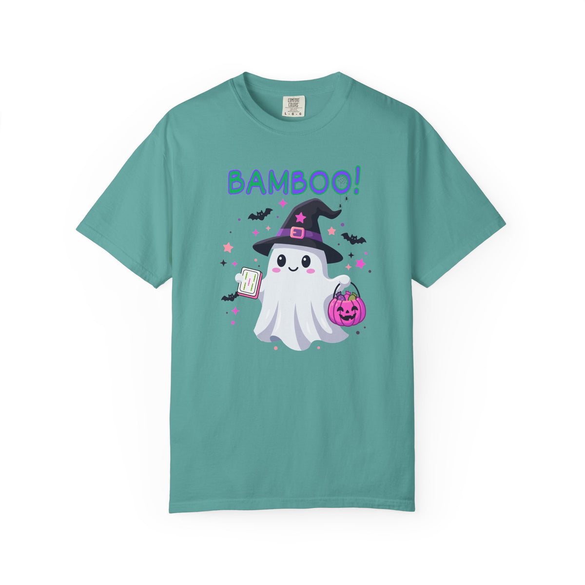 "Bamboo!" Ghost Witch Halloween Mahjong T-Shirt