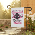 Batty for Mahj Halloween Garden Flag