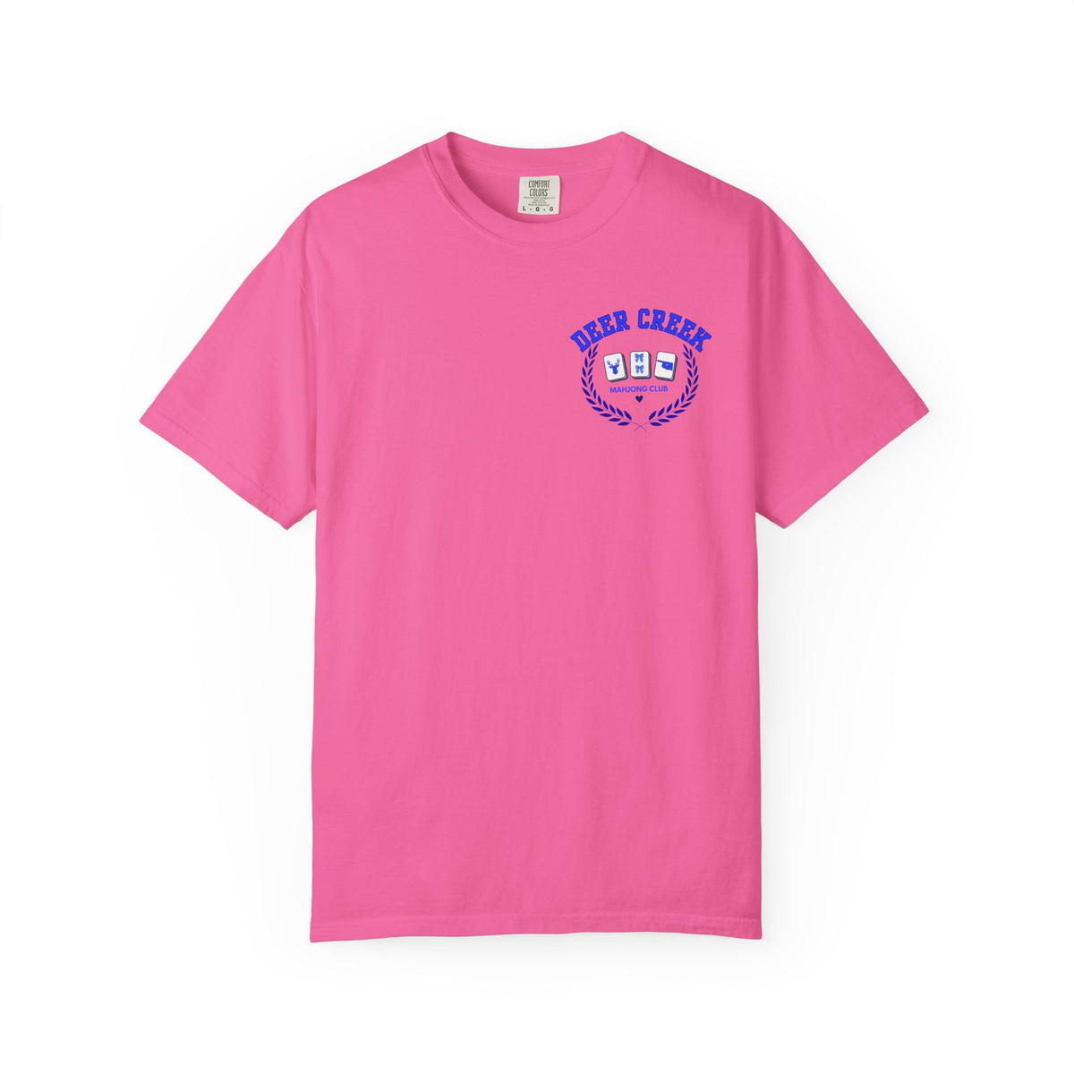 Mahjong Club T-Shirt — Deer Creek Mahjong Club Crest Tee