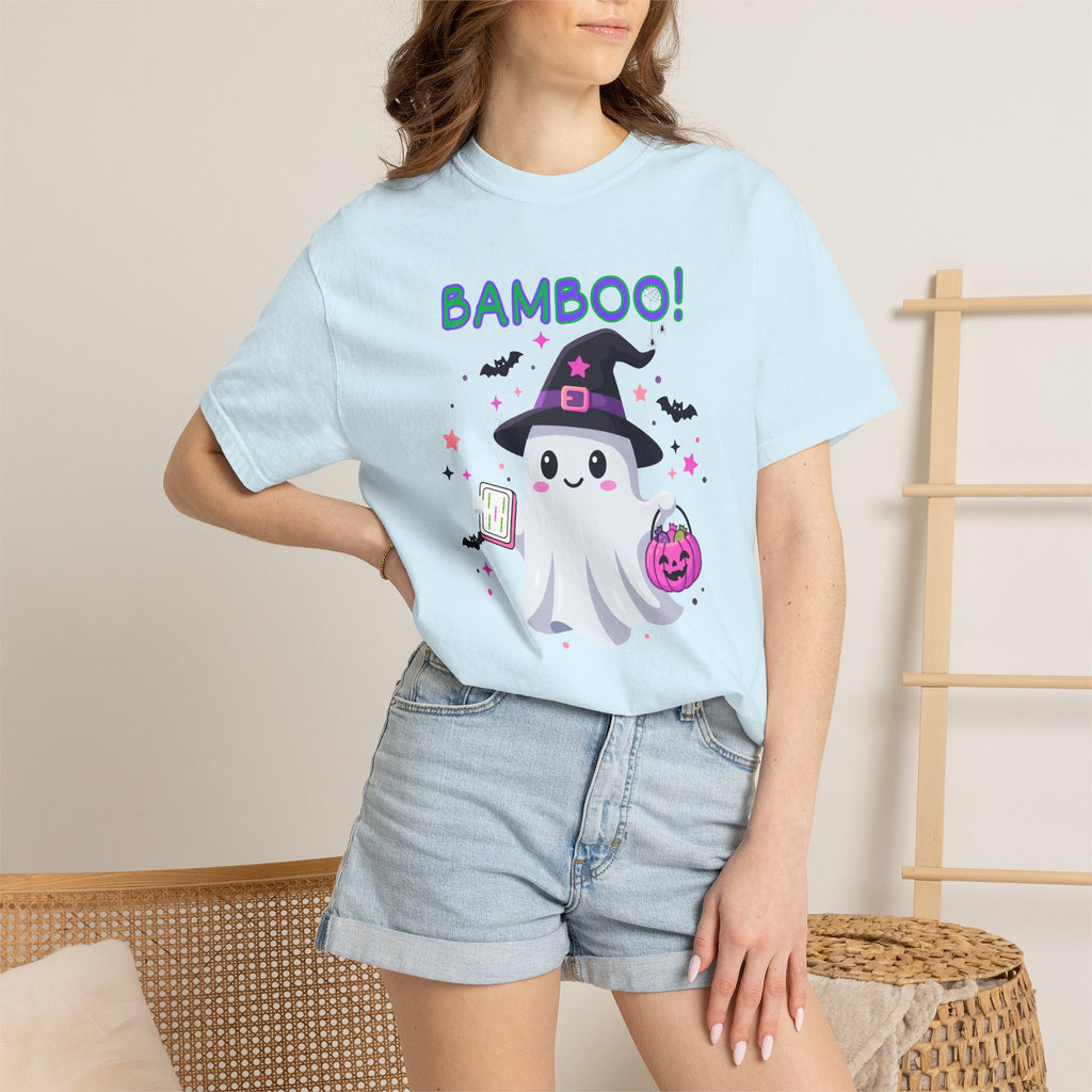 "Bamboo!" Ghost Witch Halloween Mahjong T-Shirt