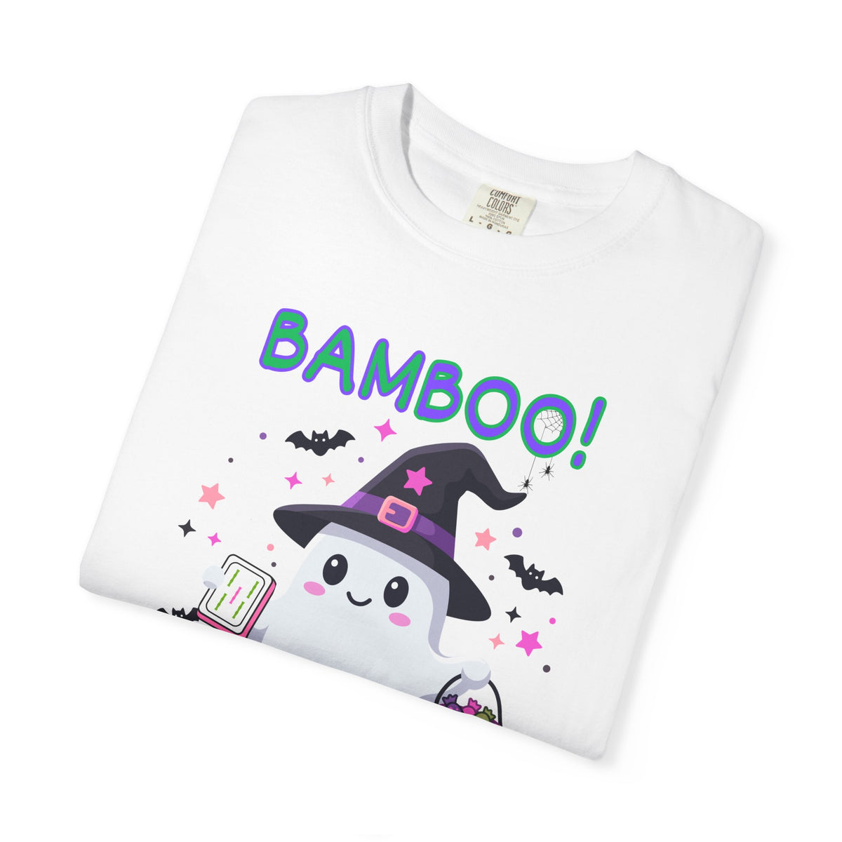 "Bamboo!" Ghost Witch Halloween Mahjong T-Shirt