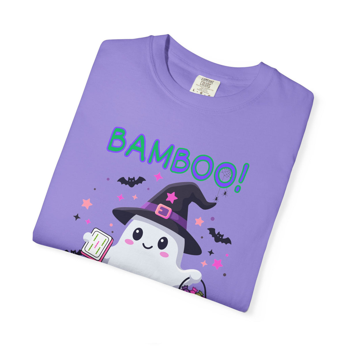 "Bamboo!" Ghost Witch Halloween Mahjong T-Shirt