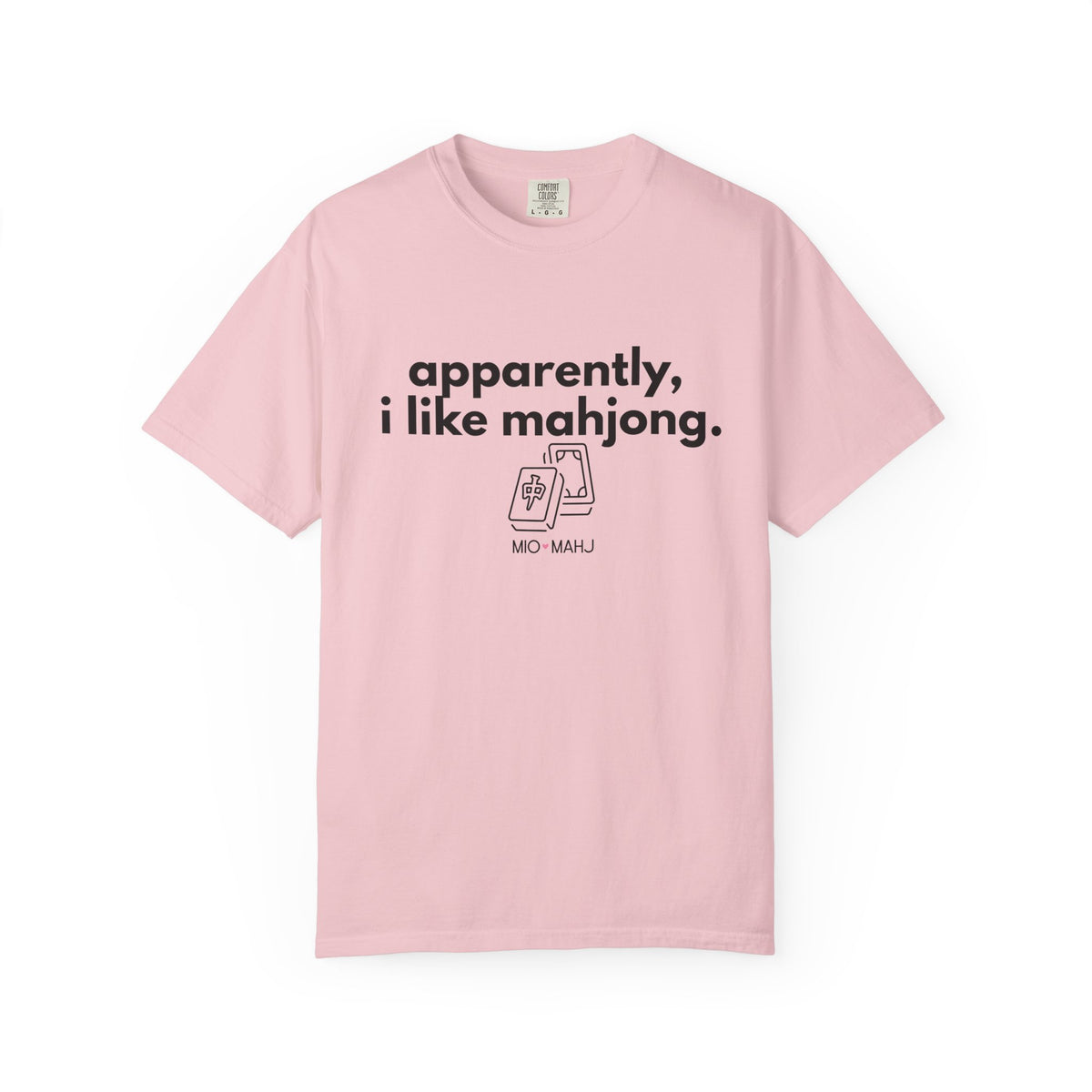 Apparently, I Like Mahjong T-Shirt — Minimalist Mahjong Tee