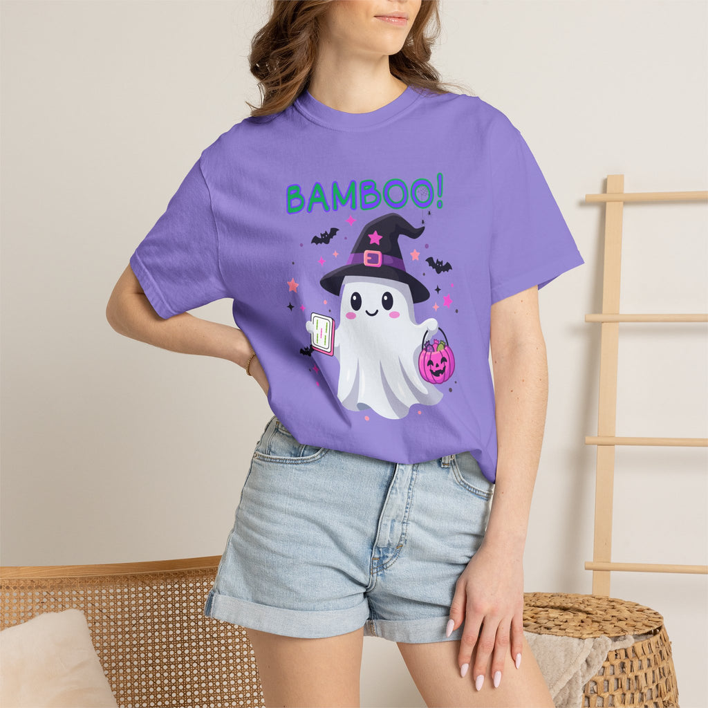 "Bamboo!" Ghost Witch Halloween Mahjong T-Shirt