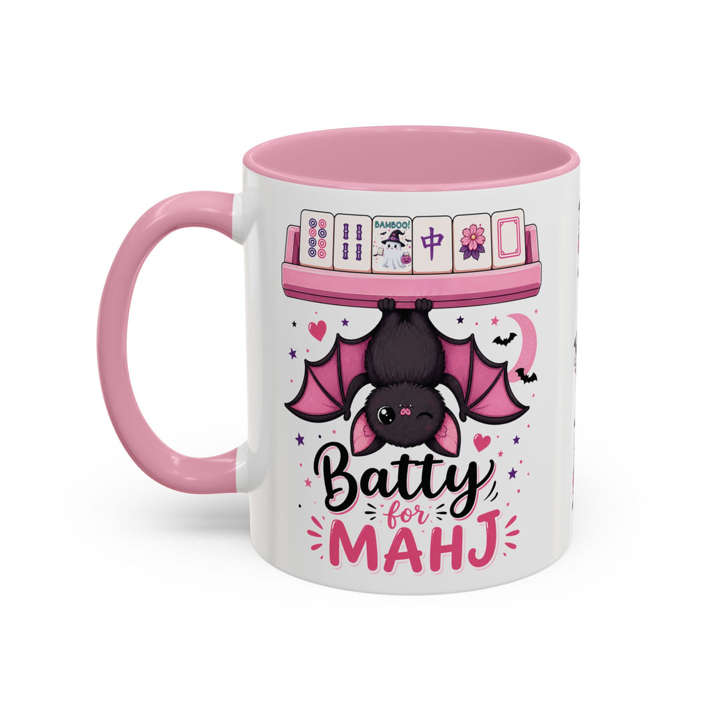 Bamboo! Cute Ghost and Bat Halloween Coffee Mug (11oz/15oz)