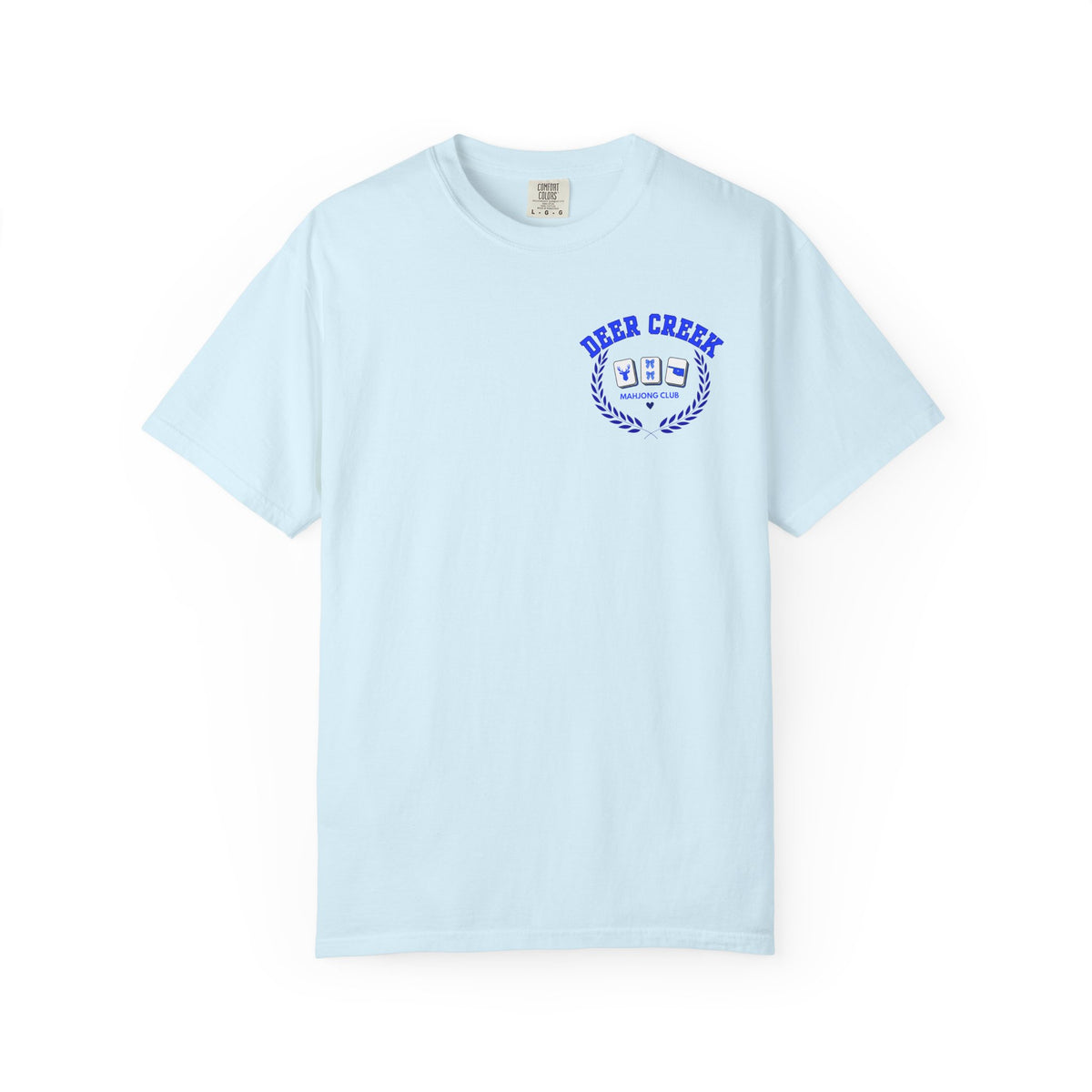 Mahjong Club T-Shirt — Deer Creek Mahjong Club Crest Tee