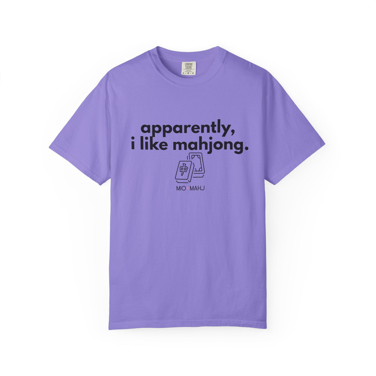 Apparently, I Like Mahjong T-Shirt — Minimalist Mahjong Tee