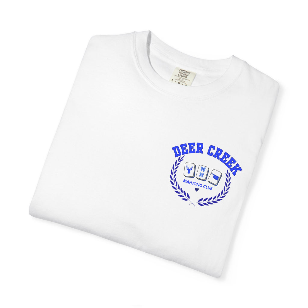Mahjong Club T-Shirt — Deer Creek Mahjong Club Crest Tee
