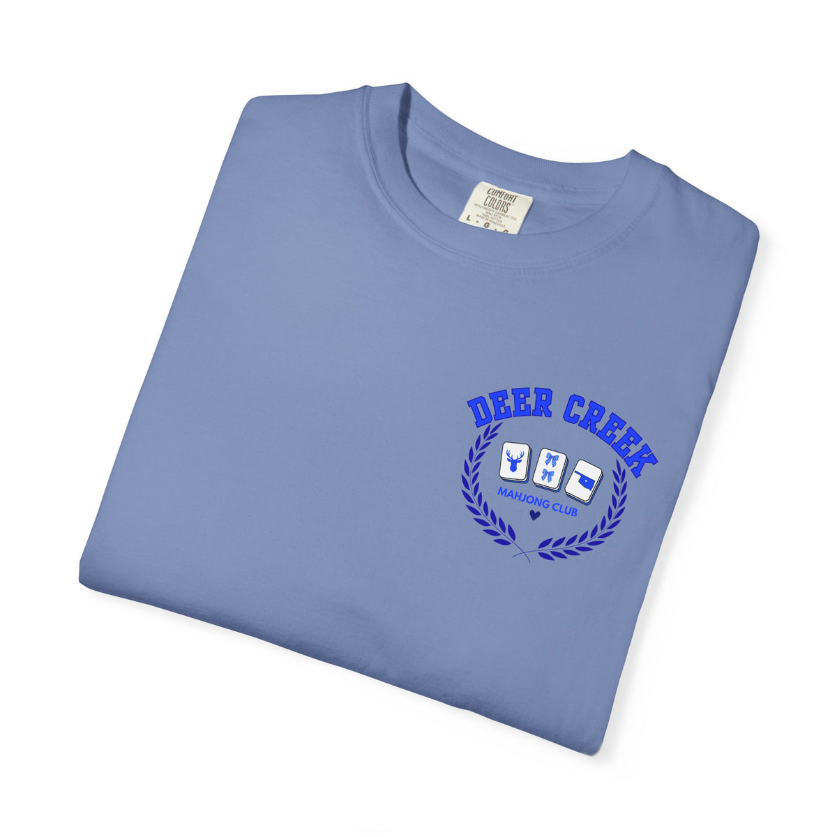 Mahjong Club T-Shirt — Deer Creek Mahjong Club Crest Tee