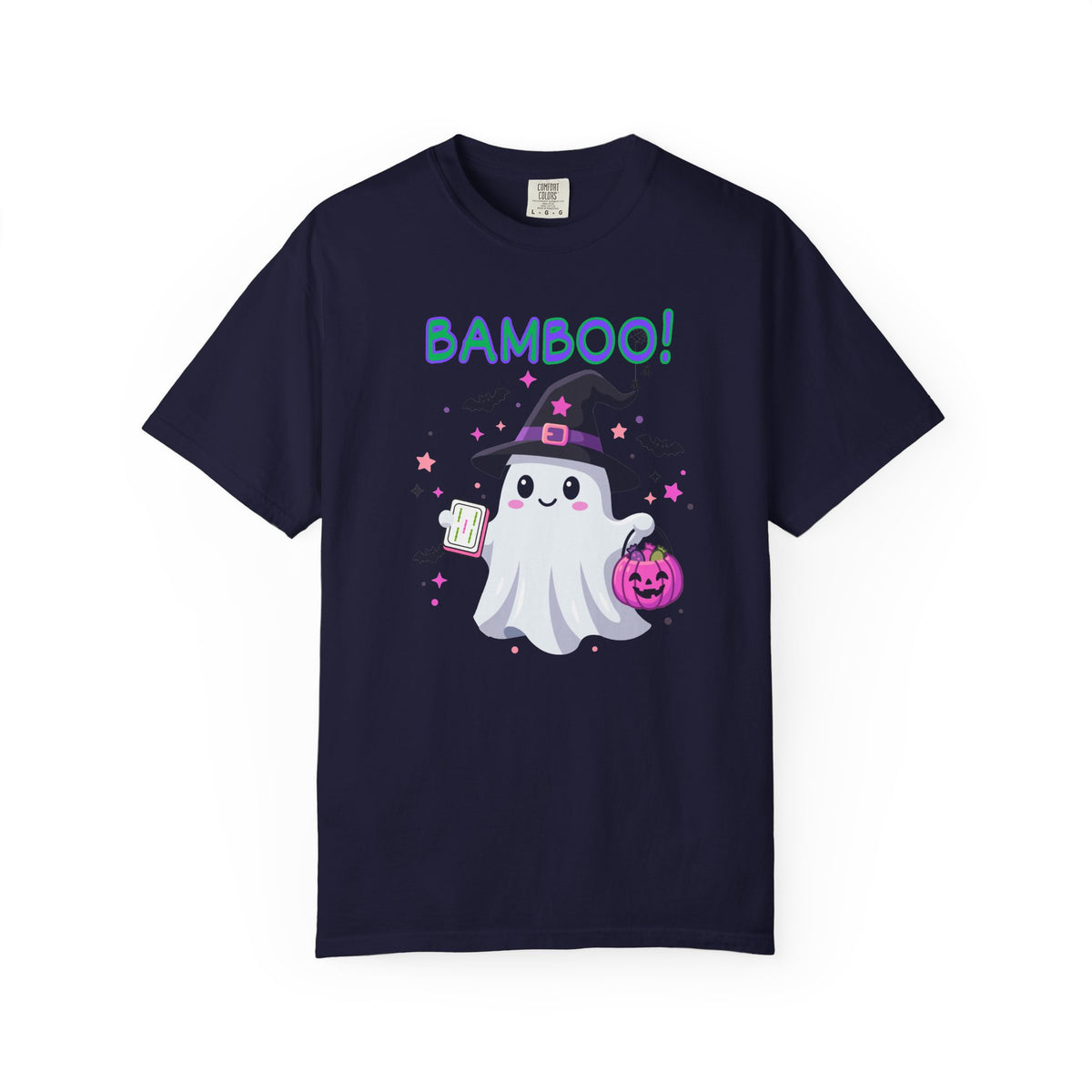 "Bamboo!" Ghost Witch Halloween Mahjong T-Shirt