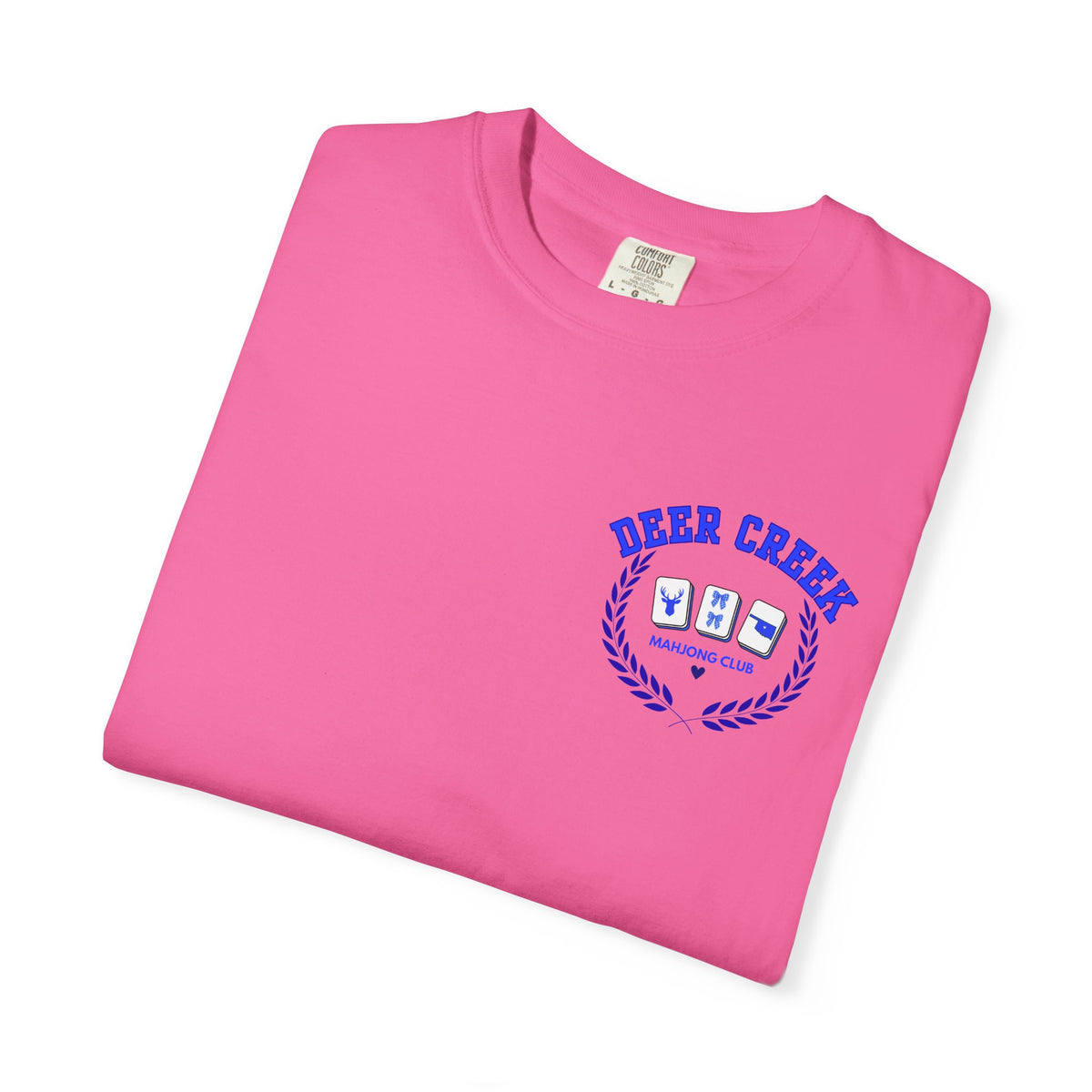 Mahjong Club T-Shirt — Deer Creek Mahjong Club Crest Tee