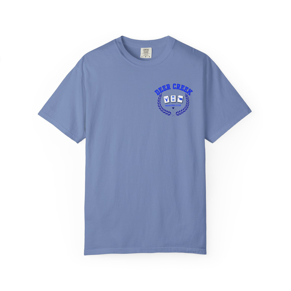 Mahjong Club T-Shirt — Deer Creek Mahjong Club Crest Tee