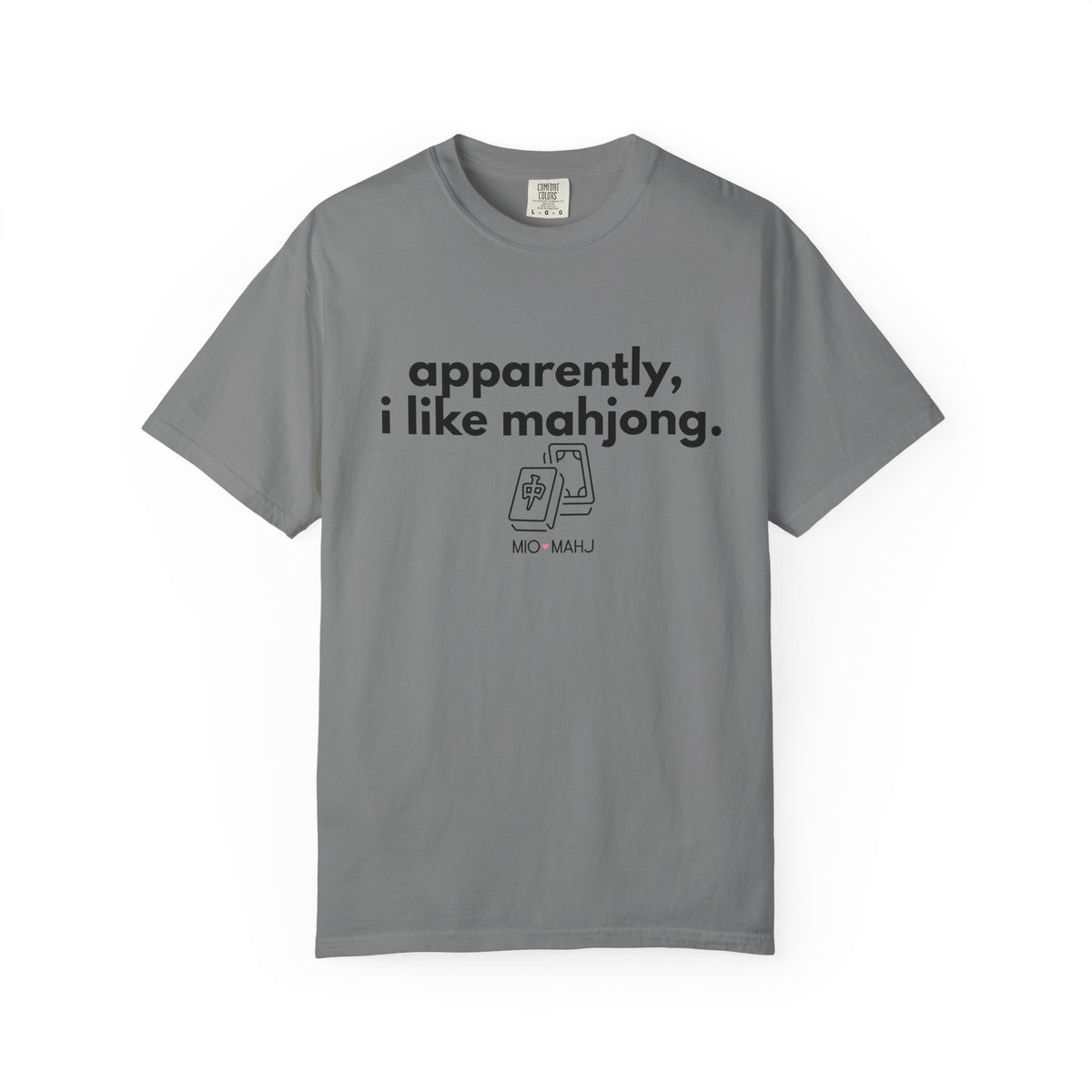Apparently, I Like Mahjong T-Shirt — Minimalist Mahjong Tee