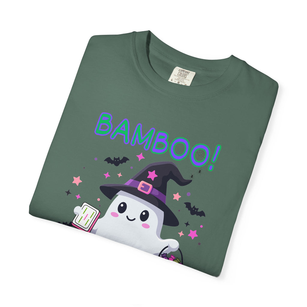 "Bamboo!" Ghost Witch Halloween Mahjong T-Shirt