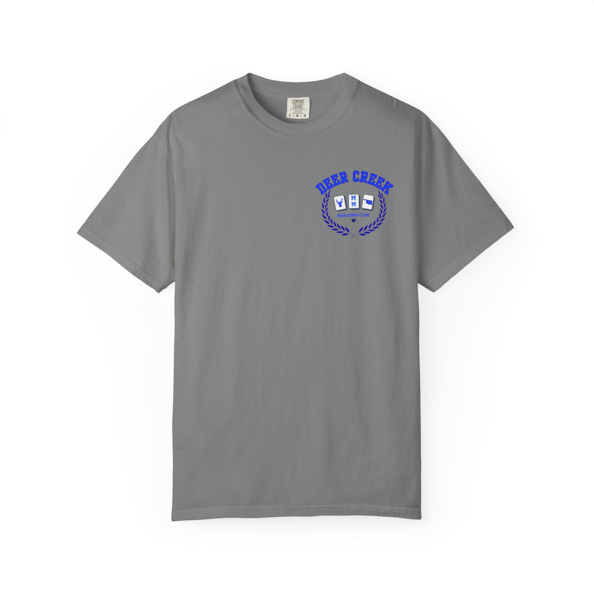 Mahjong Club T-Shirt — Deer Creek Mahjong Club Crest Tee