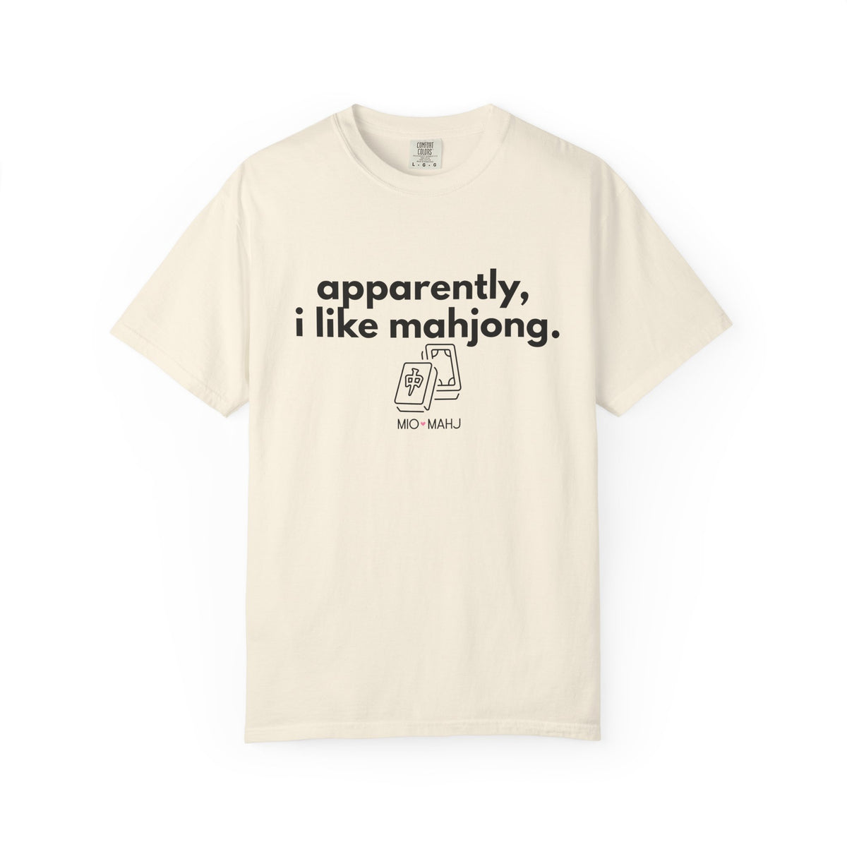Apparently, I Like Mahjong T-Shirt — Minimalist Mahjong Tee