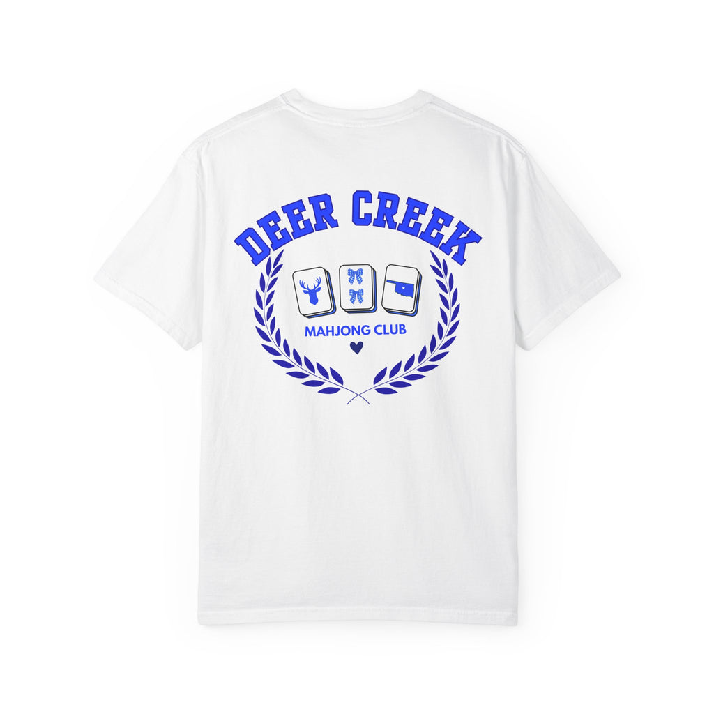 Mahjong Club T-Shirt — Deer Creek Mahjong Club Crest Tee