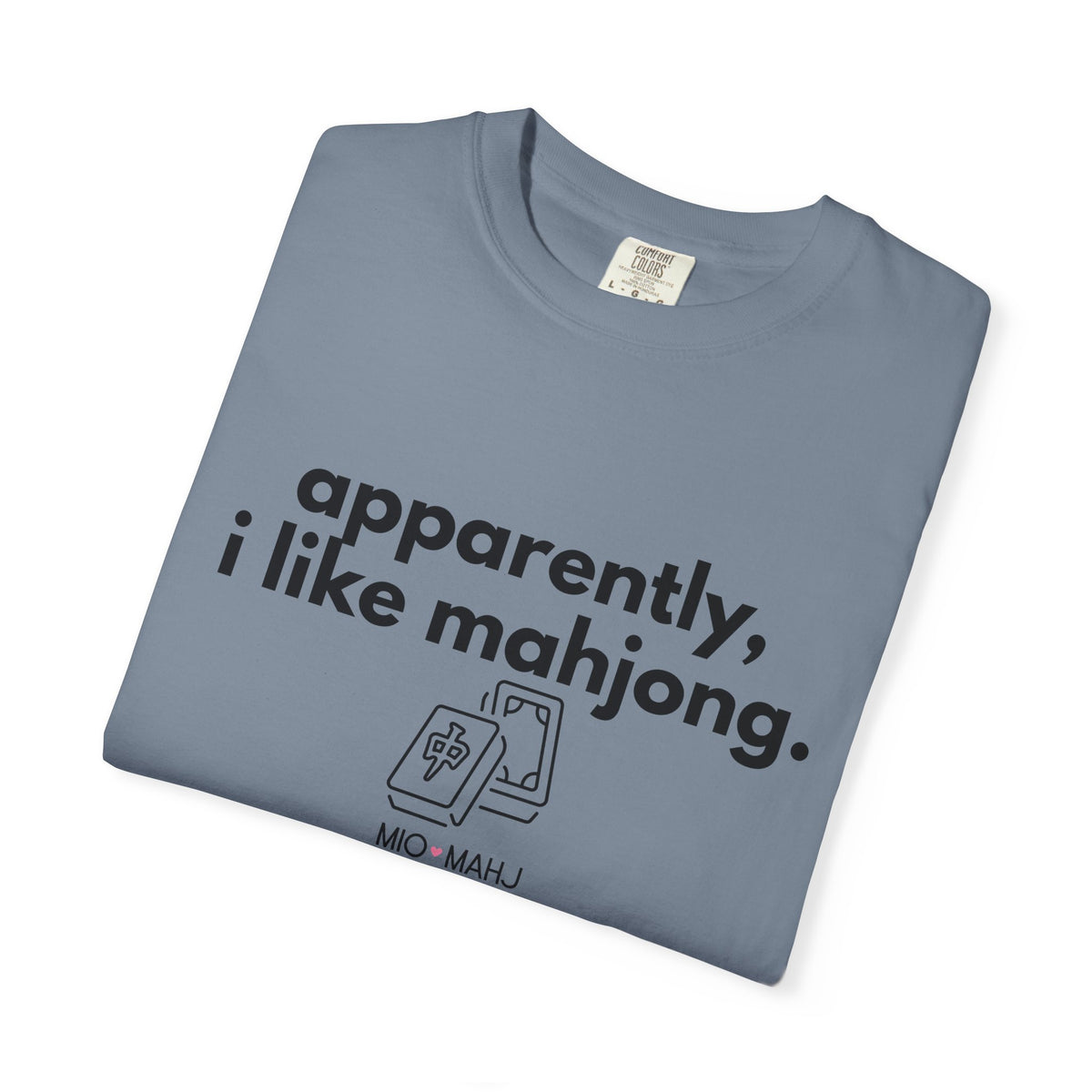 Apparently, I Like Mahjong T-Shirt — Minimalist Mahjong Tee