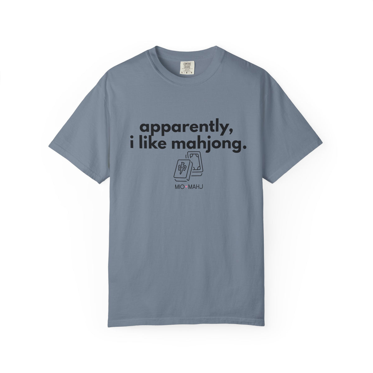 Apparently, I Like Mahjong T-Shirt — Minimalist Mahjong Tee