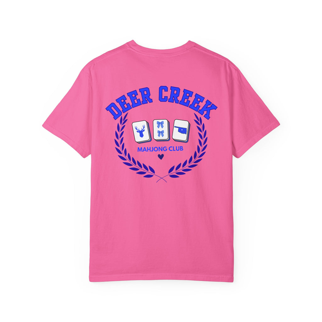 Mahjong Club T-Shirt — Deer Creek Mahjong Club Crest Tee