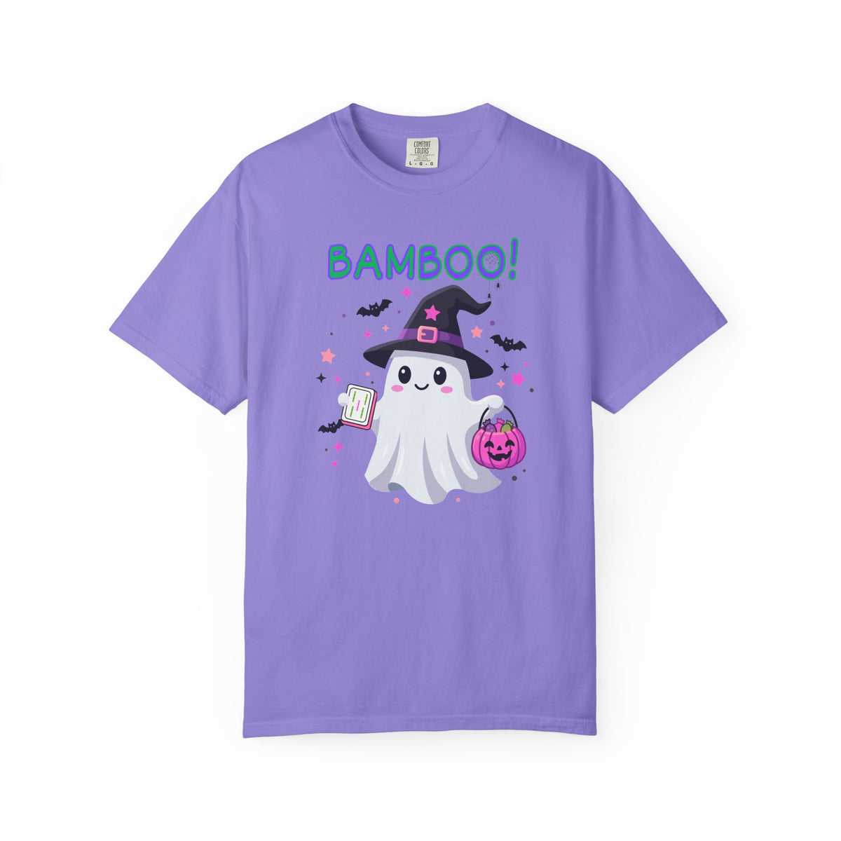 "Bamboo!" Ghost Witch Halloween Mahjong T-Shirt