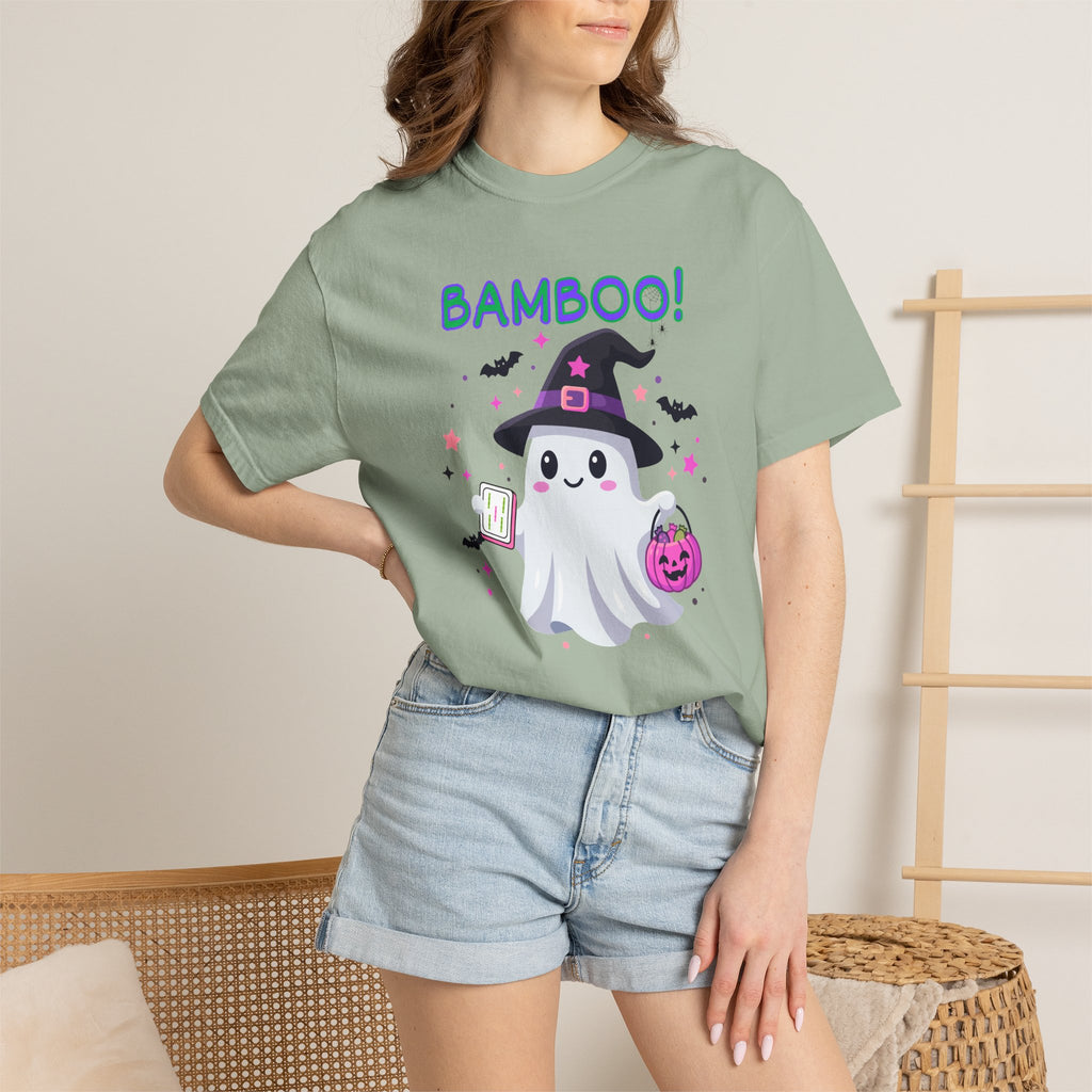 "Bamboo!" Ghost Witch Halloween Mahjong T-Shirt