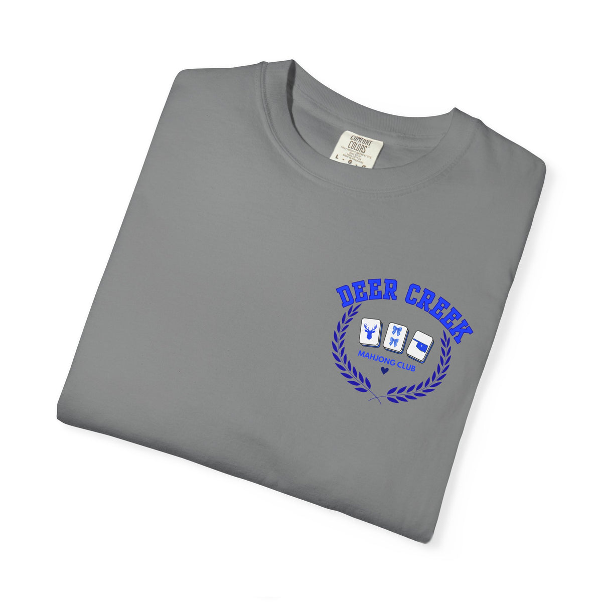 Mahjong Club T-Shirt — Deer Creek Mahjong Club Crest Tee