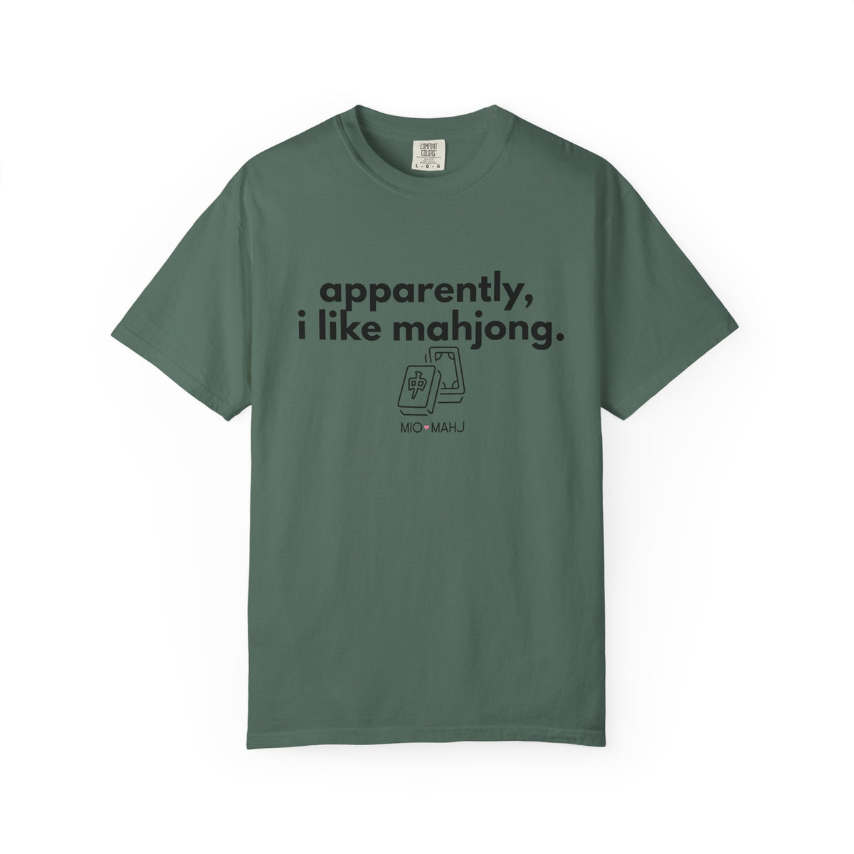 Apparently, I Like Mahjong T-Shirt — Minimalist Mahjong Tee