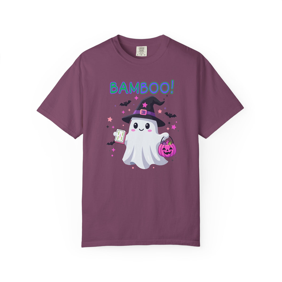 "Bamboo!" Ghost Witch Halloween Mahjong T-Shirt