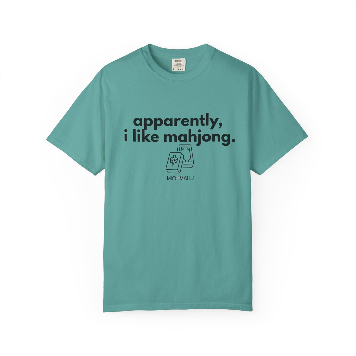 Apparently, I Like Mahjong T-Shirt — Minimalist Mahjong Tee