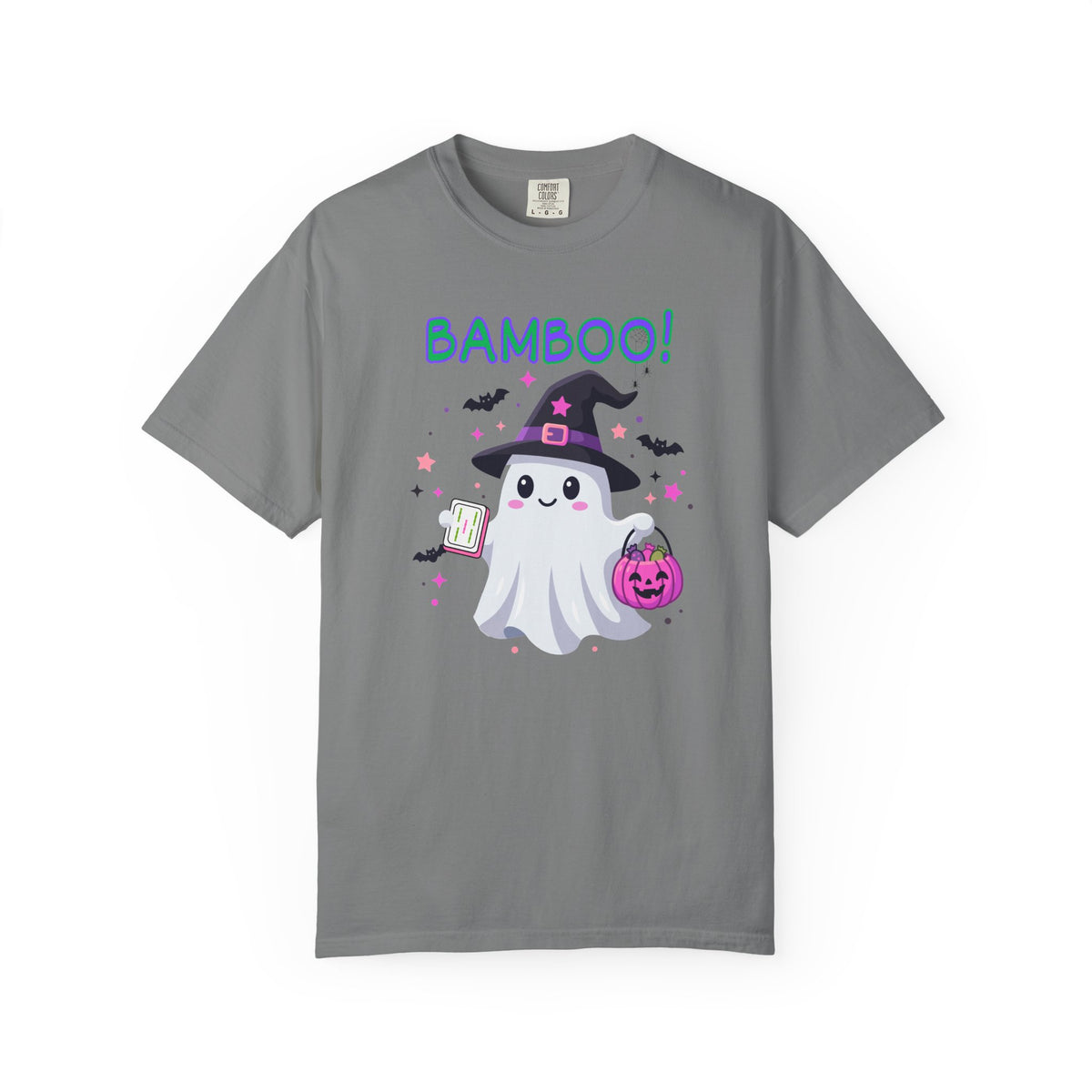 "Bamboo!" Ghost Witch Halloween Mahjong T-Shirt