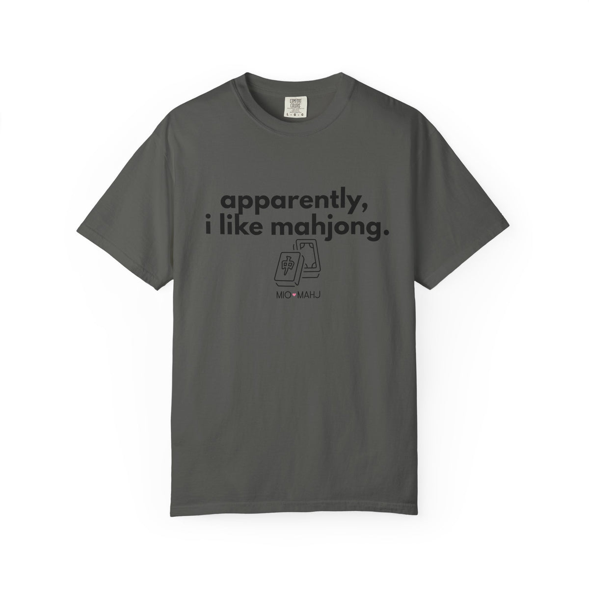 Apparently, I Like Mahjong T-Shirt — Minimalist Mahjong Tee