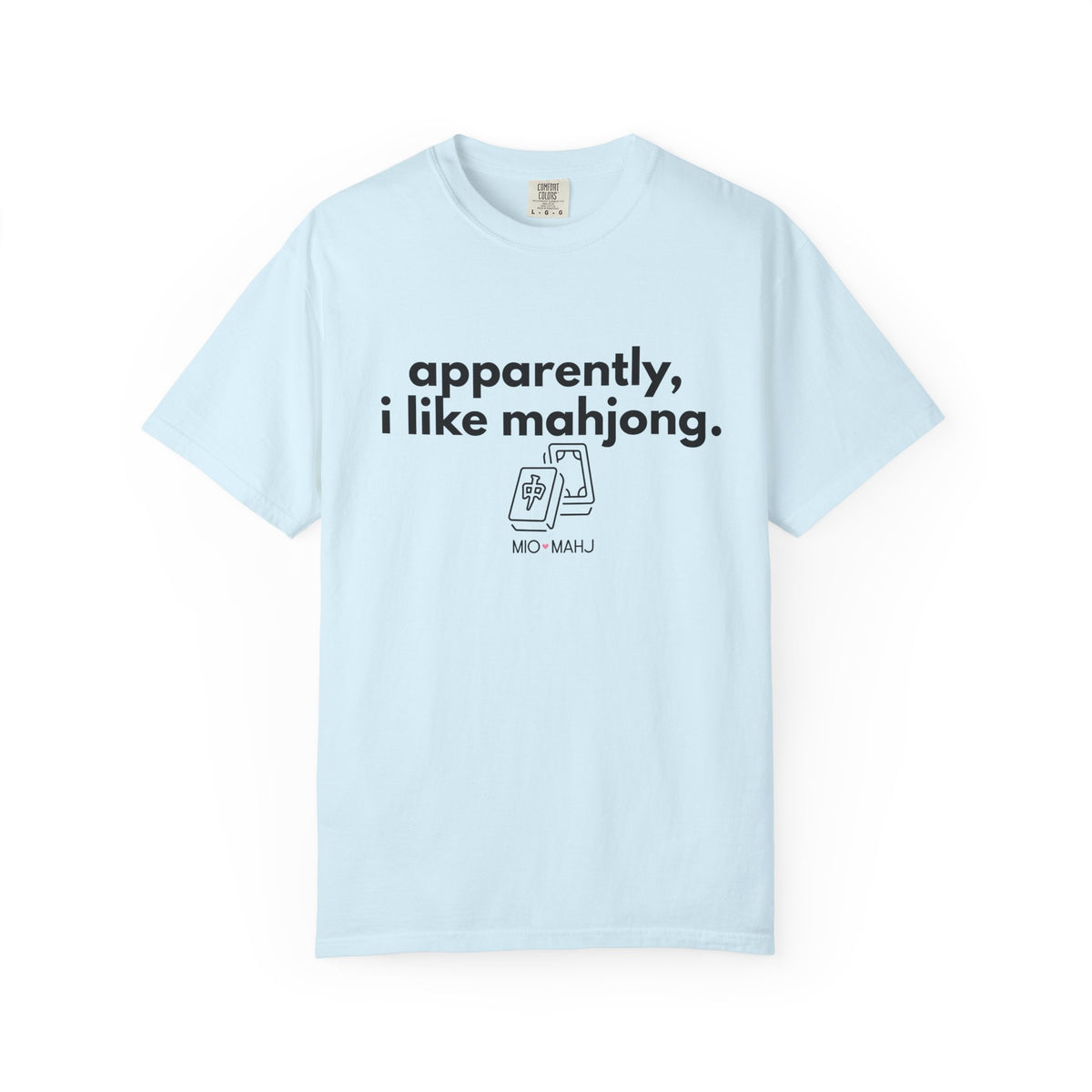 Apparently, I Like Mahjong T-Shirt — Minimalist Mahjong Tee
