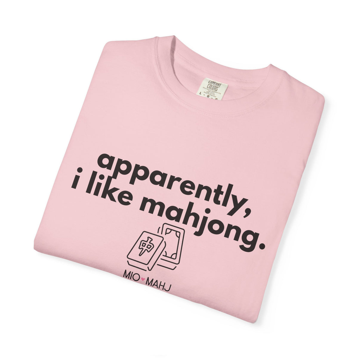 Apparently, I Like Mahjong T-Shirt — Minimalist Mahjong Tee