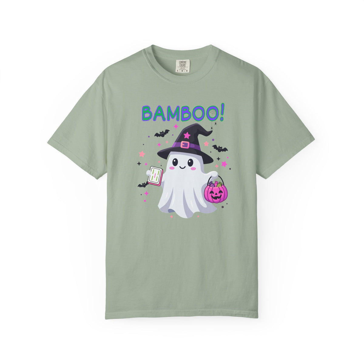 "Bamboo!" Ghost Witch Halloween Mahjong T-Shirt