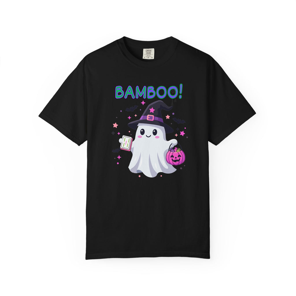 "Bamboo!" Ghost Witch Halloween Mahjong T-Shirt