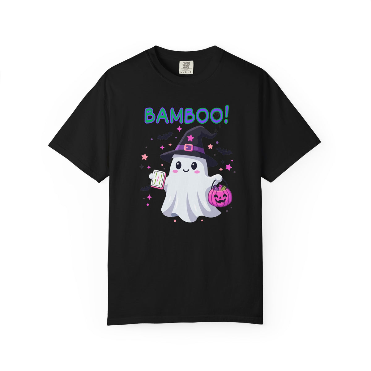 "Bamboo!" Ghost Witch Halloween Mahjong T-Shirt