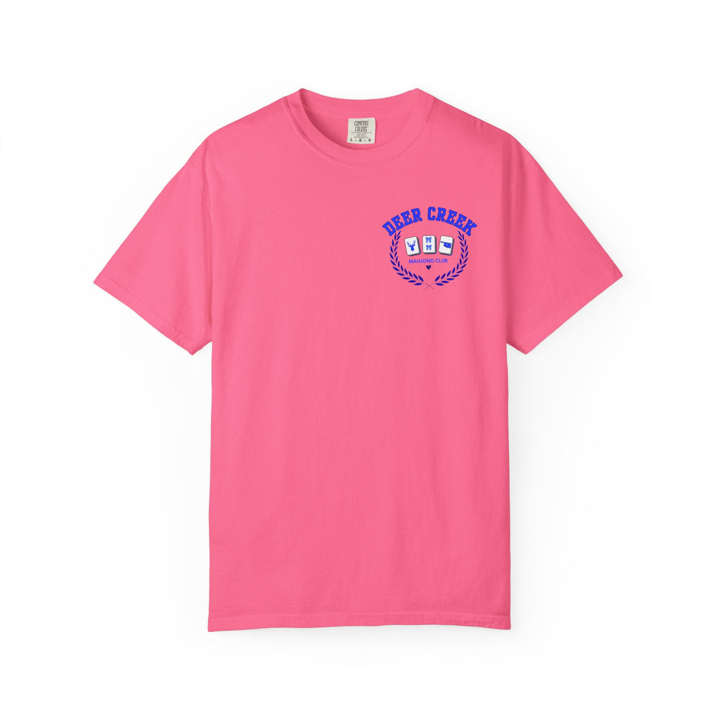 Mahjong Club T-Shirt — Deer Creek Mahjong Club Crest Tee