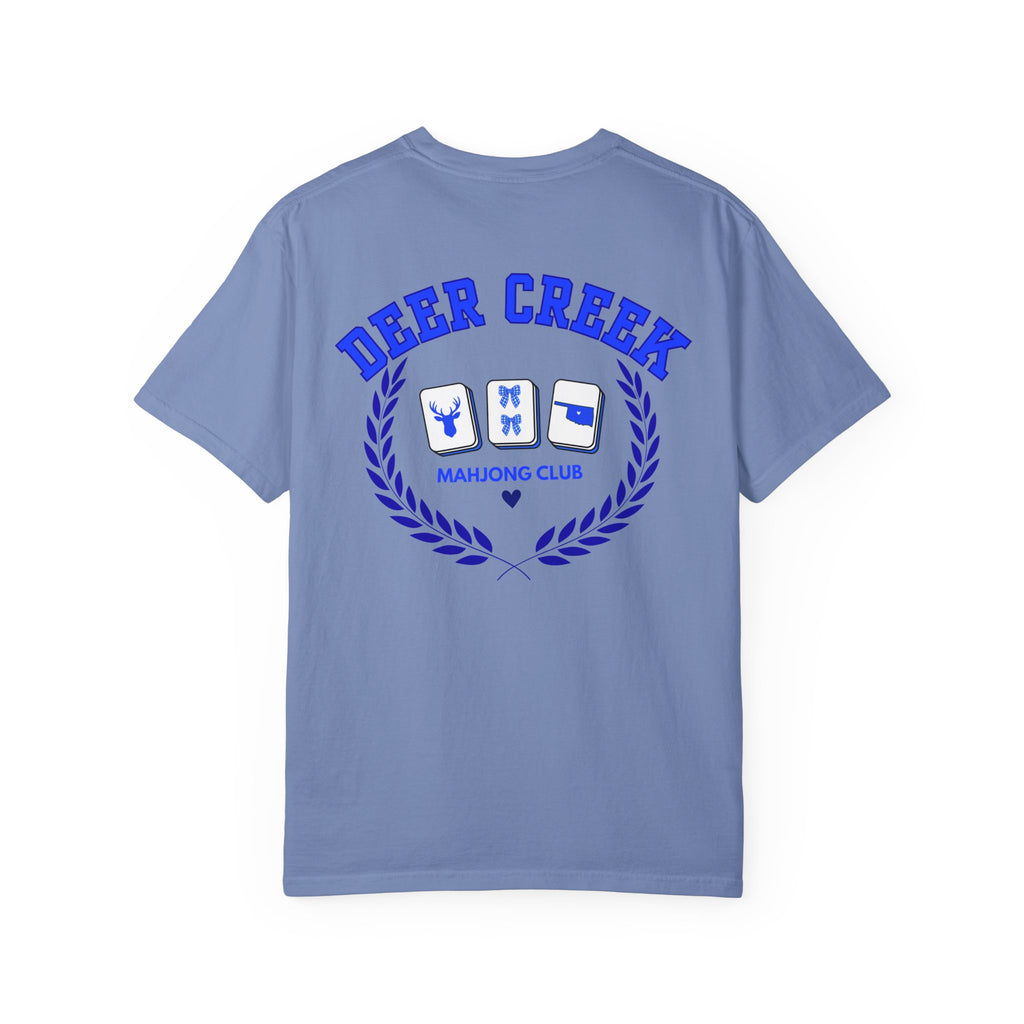 Mahjong Club T-Shirt — Deer Creek Mahjong Club Crest Tee