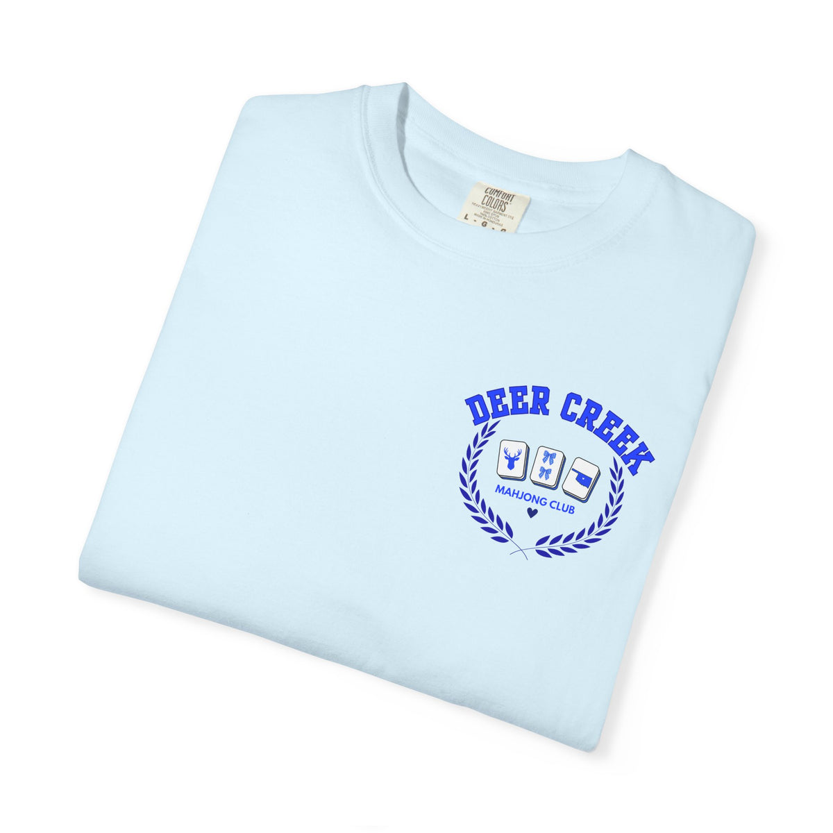 Mahjong Club T-Shirt — Deer Creek Mahjong Club Crest Tee