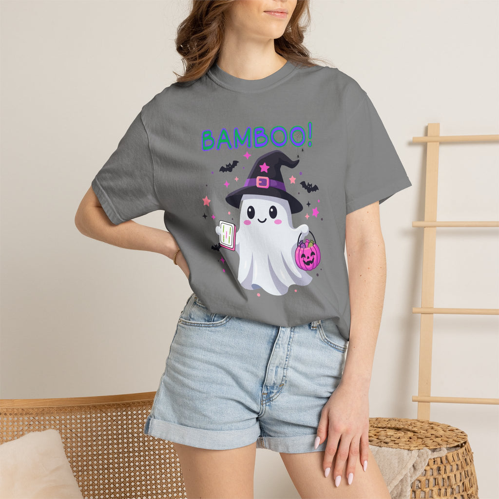 "Bamboo!" Ghost Witch Halloween Mahjong T-Shirt