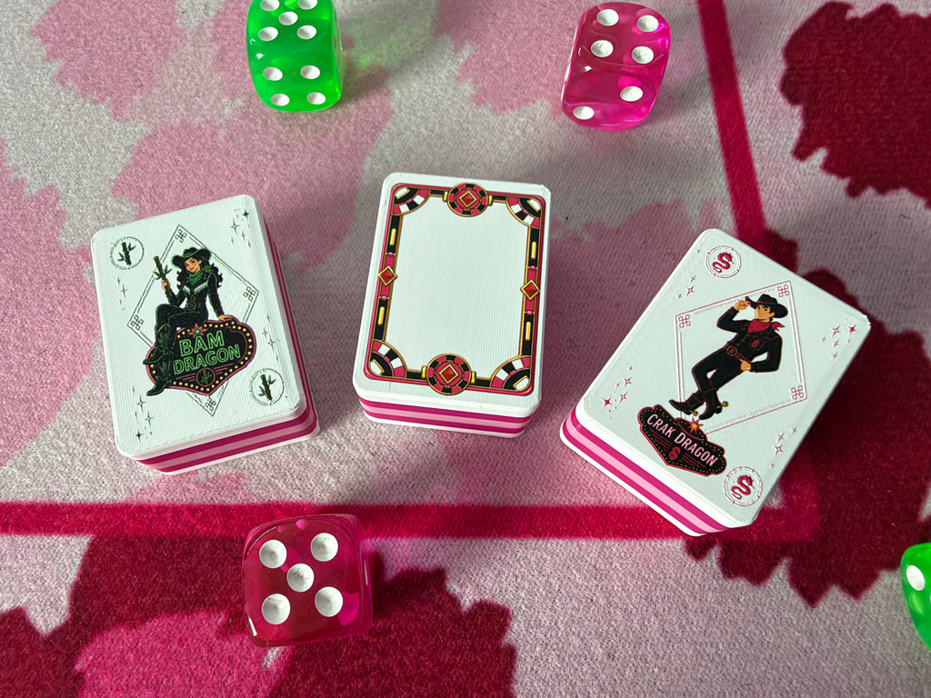 Las Vegas American Mahjong Set, Floating Casino Tiles, 160 Standard Size PETG Pieces